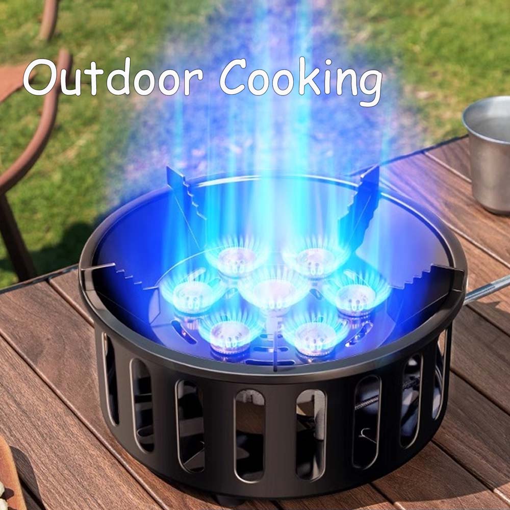 Camping Cooking Top - 21000 Вт 7-ядерная походная плита высокой