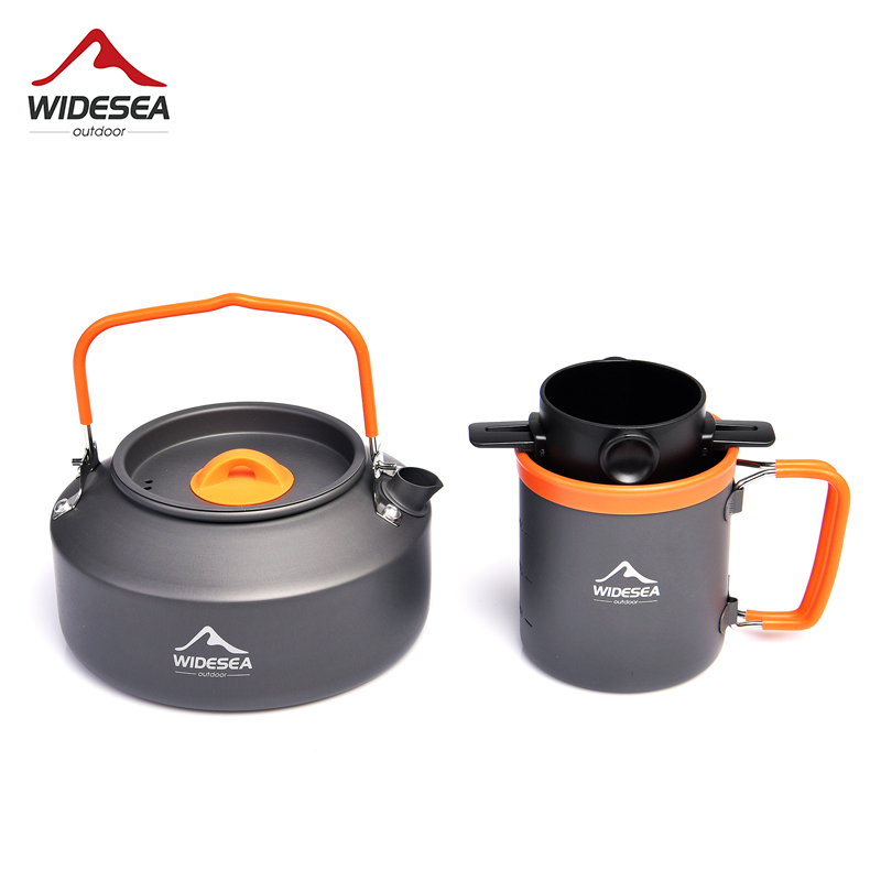 Camping Cooking Box Set - Набор посуды для кофе, кружки, чайника,