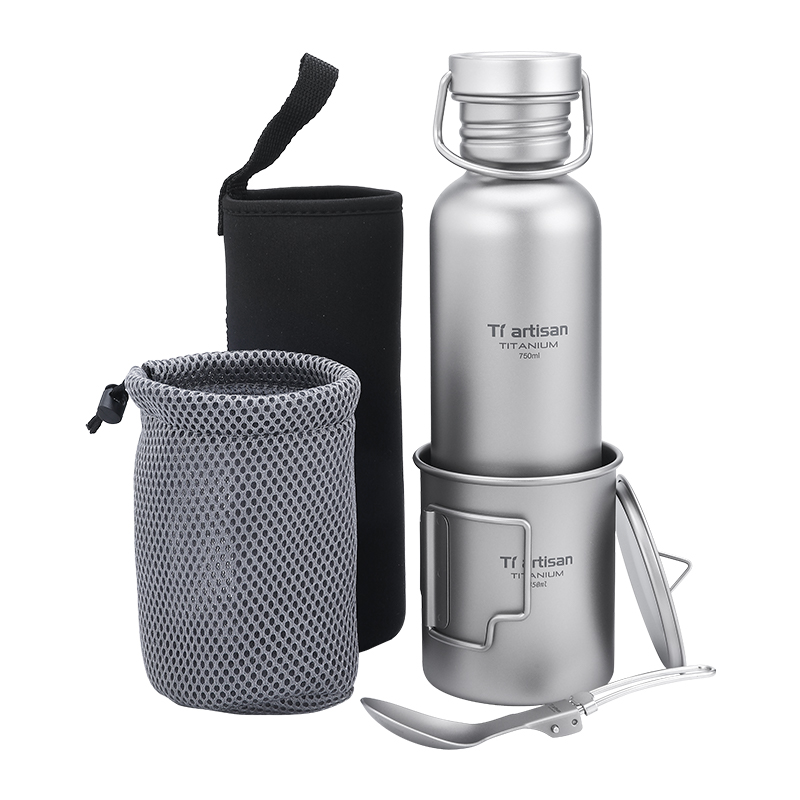 Camping Cooking Set Lightweight - Набор титановой посуды Tiartisan из 3