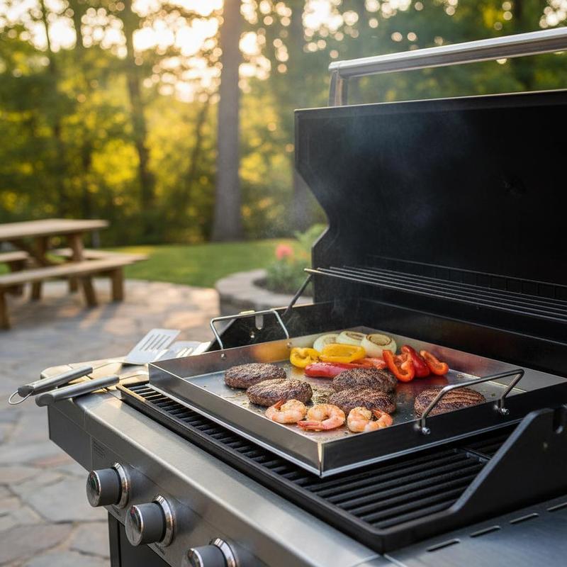 Camping Cooking Sets - Универсальная плоская сковорода-гриль 18x16 дюймов для