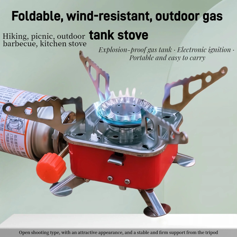 Camping Cooking Heater - Портативная складная газовая плита для кемпинга,