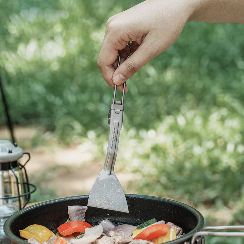 Camping Cooking Box Set - Посуда Boundless Voyage для кемпинга, титановая