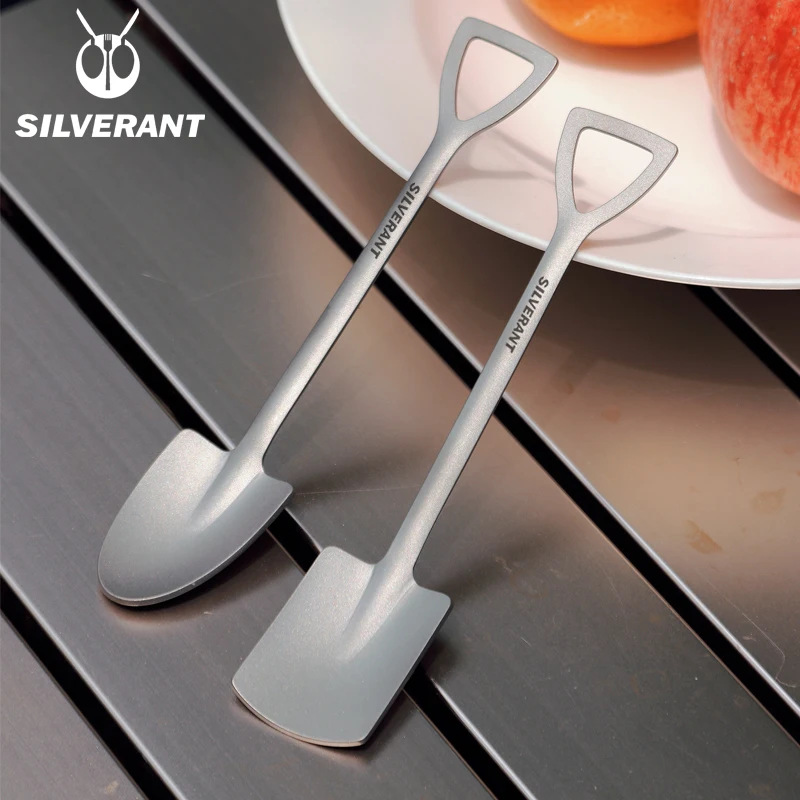 Camping Cooking Set Lightweight - Ложка из титана для повседневного использования,