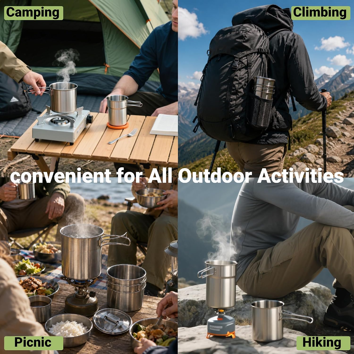 Складные походные кружки и чаш – обзор и цена Camping Cooking Gear