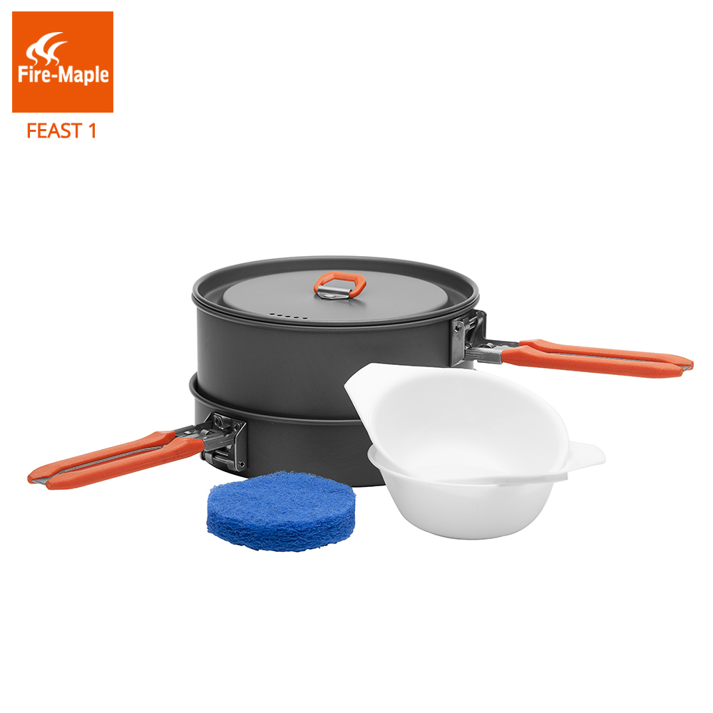 Огонь Клен праздник 1 Открытый – обзор и цена Camping Cooking Box Set
