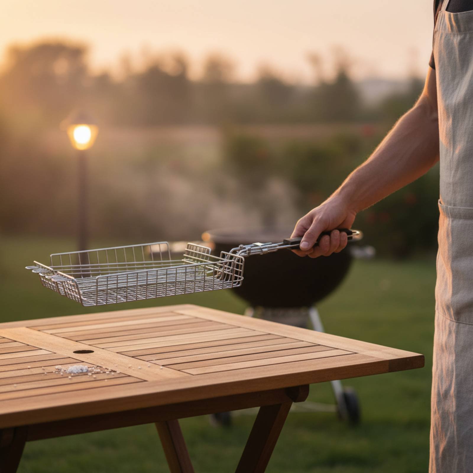 Корзина для гриля с деревянной – обзор и цена Camping Cooking Gear