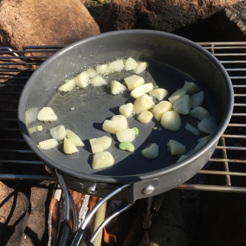 Портативная сковорода с сумкой – обзор и цена Camping Cooking Set Lightweight