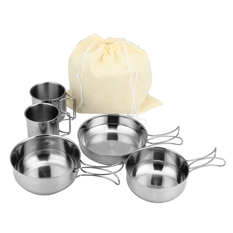 Складной набор из 5 предметов: – обзор и цена Camping Cooking Box Set