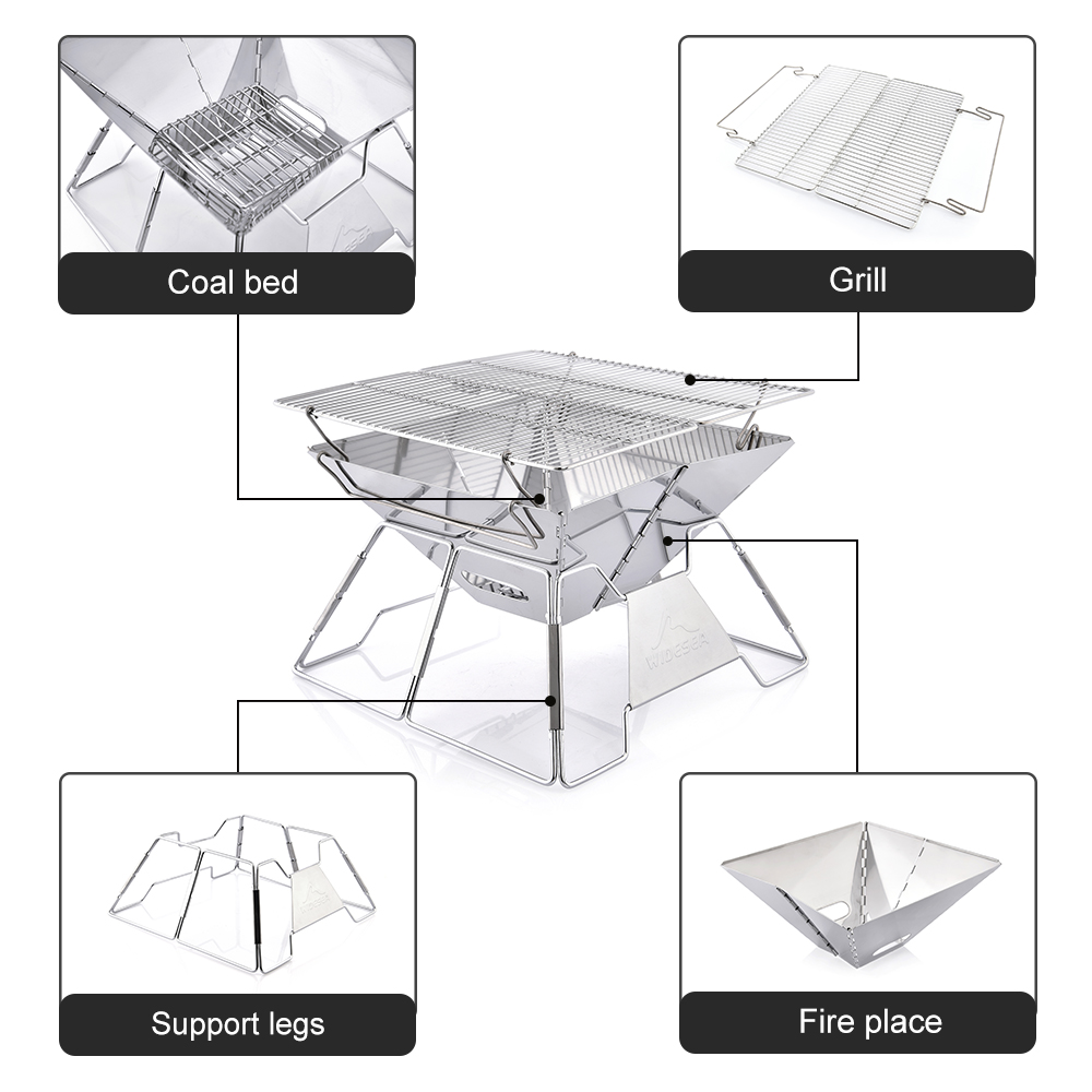 Widesea ветрозащитный дровяной – обзор и цена Camping Cooking Top