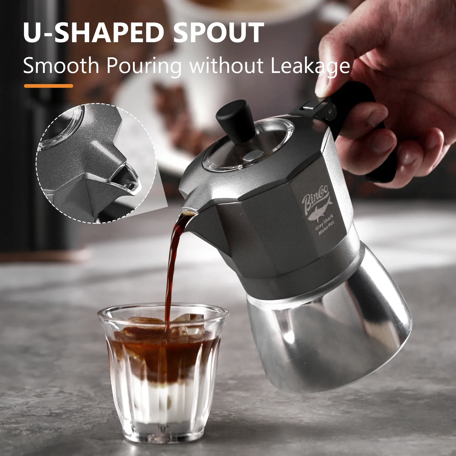 Кофеварка Bincoo Moka Pot на 2 – обзор и цена Camping Cooking Gear