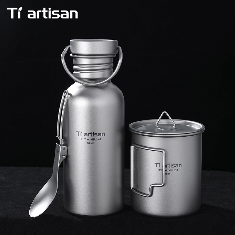 Набор титановой посуды Tiartis – обзор и цена Camping Cooking Set Lightweight