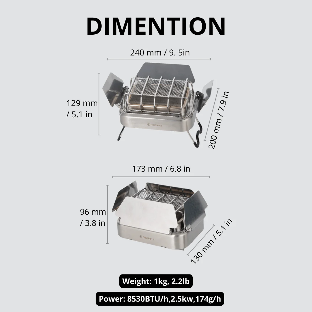 Газовая походная плита Fire-Ma – обзор и цена Camping Cooking Heater