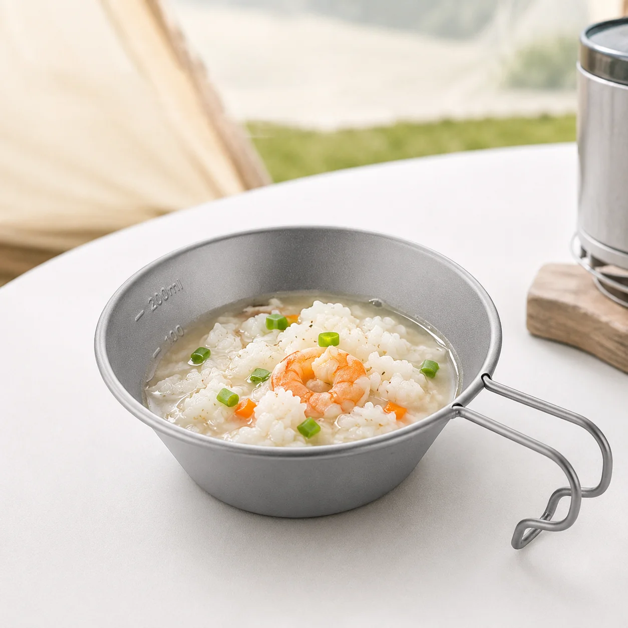Титановая кружка-миска Sierra: – обзор и цена Camping Cooking Set Lightweight