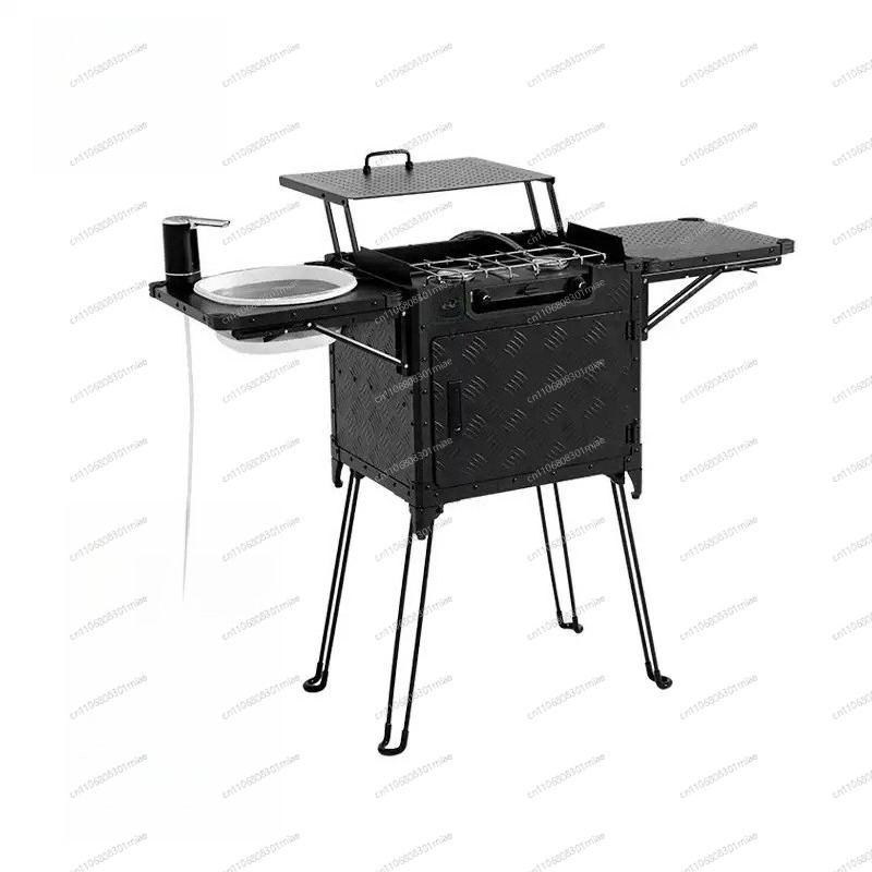 Портативный складной кухонный  – обзор и цена Camping Cooking Box Set