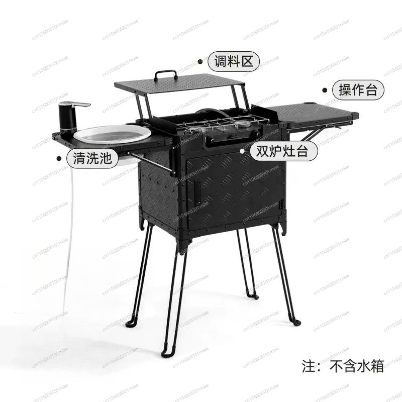 Портативный складной кухонный  – обзор и цена Camping Cooking Box Set