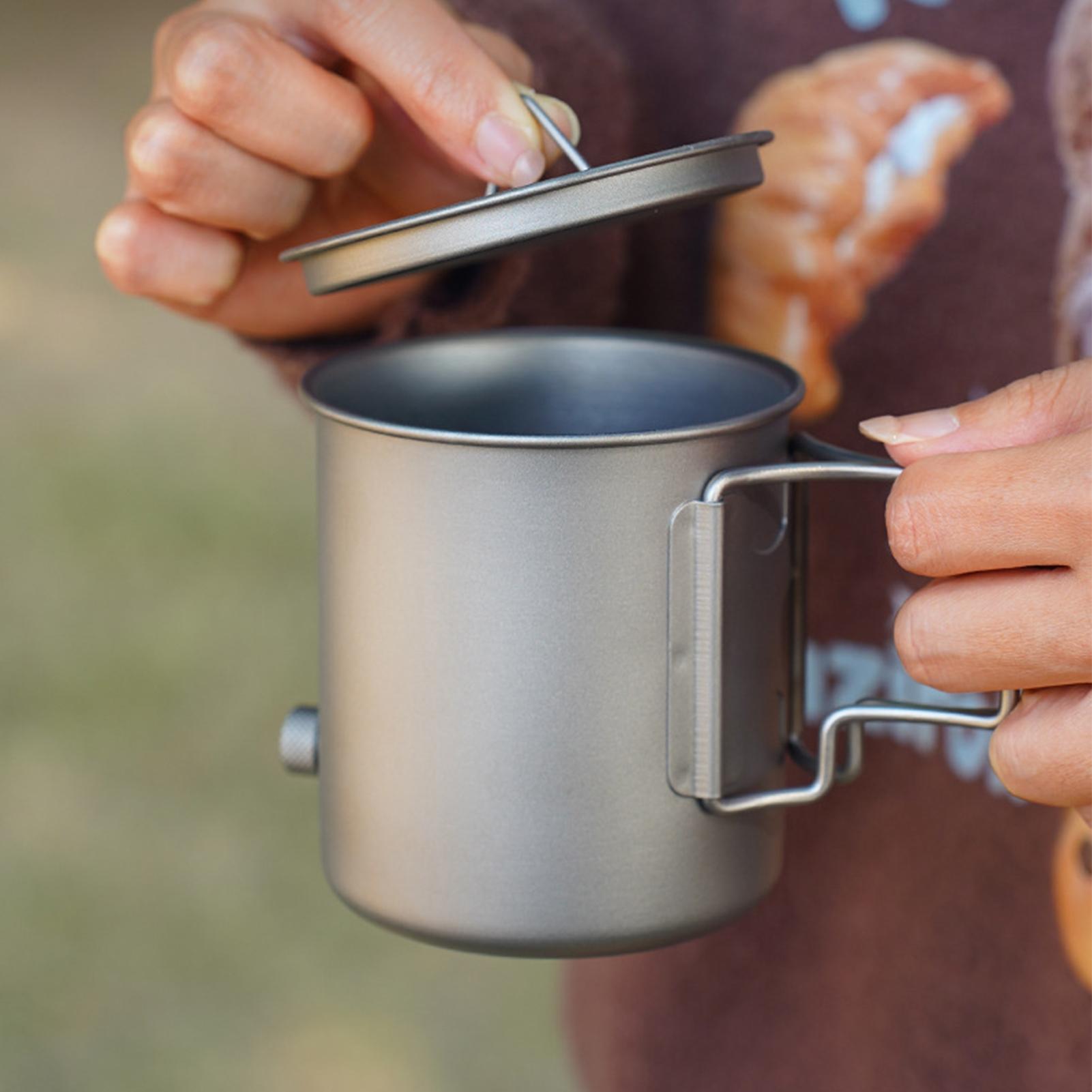 Чайник для кофе из титана 420  – обзор и цена Camping Cooking Top