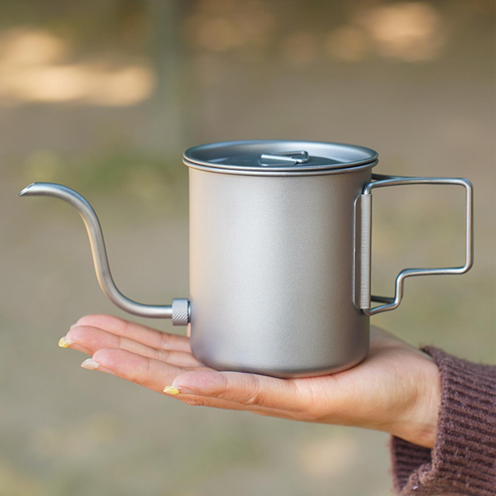 Чайник для кофе из титана 420  – обзор и цена Camping Cooking Top