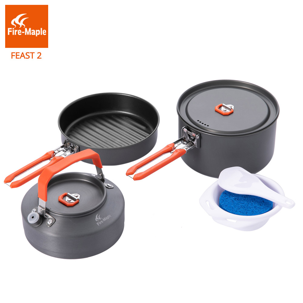 Fire Maple набор кастрюль для  – обзор и цена Camping Cooking Box Set