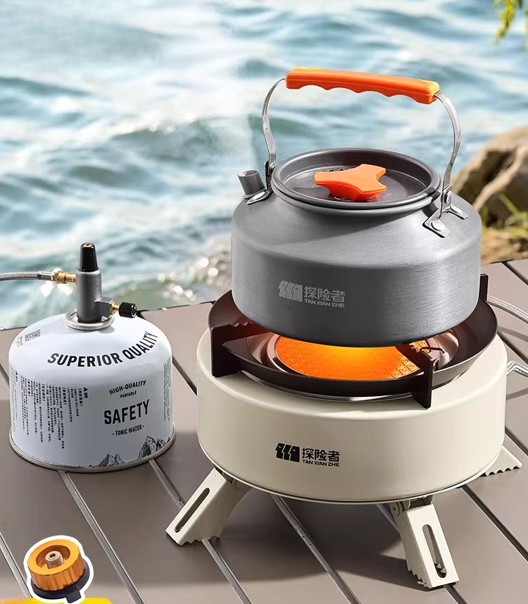 Портативная газовая плита для  – обзор и цена Camping Cooking Box Set