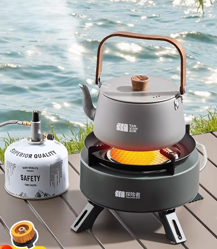 Портативная газовая плита для  – обзор и цена Camping Cooking Box Set