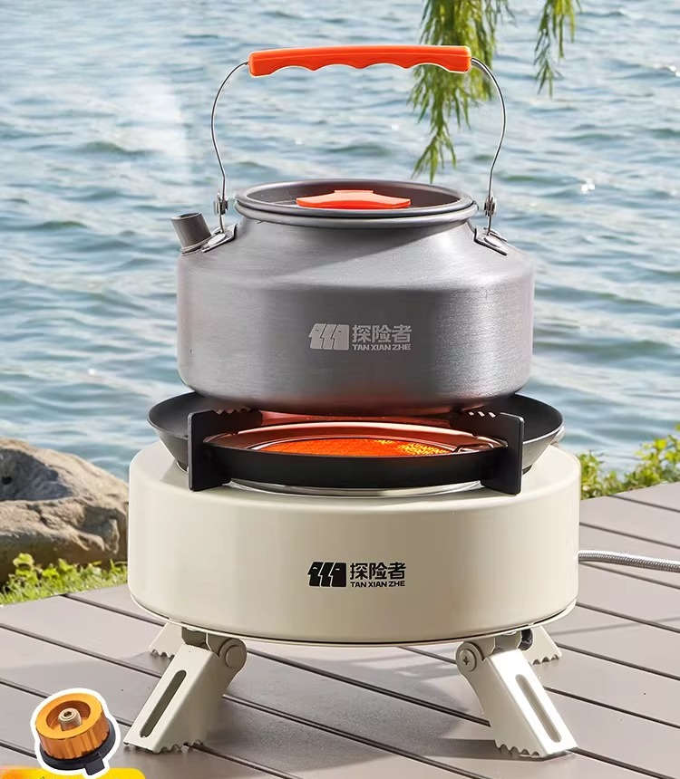 Портативная газовая плита для  – обзор и цена Camping Cooking Box Set