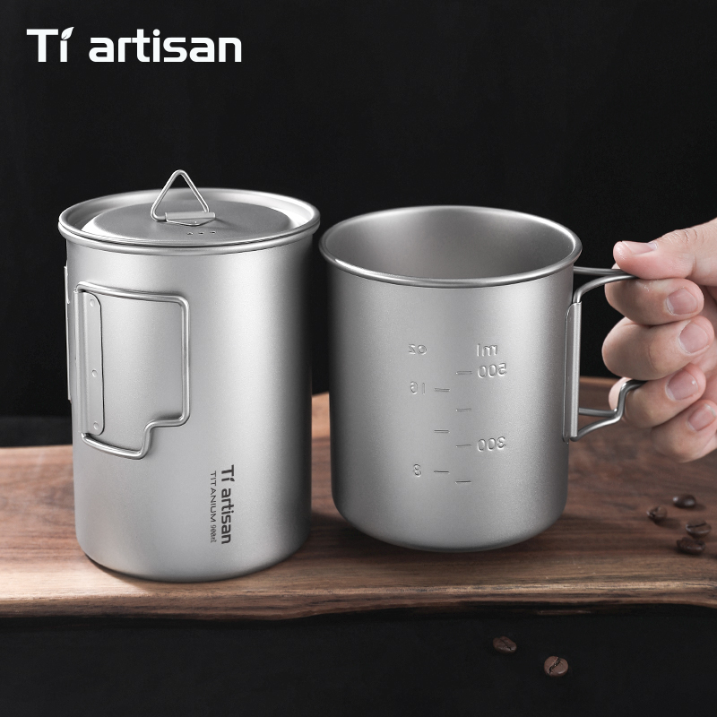 Титановая складная кружка Tiar – обзор и цена Camping Cooking Set Lightweight