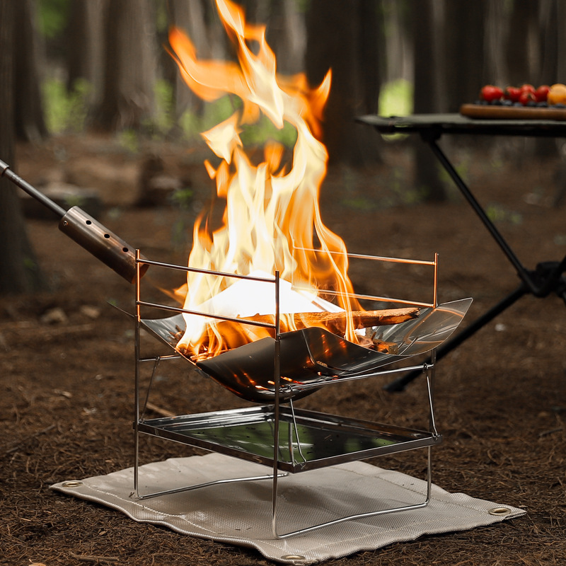 Дровяная походная печь, портат – обзор и цена Camping Cooking Windshield
